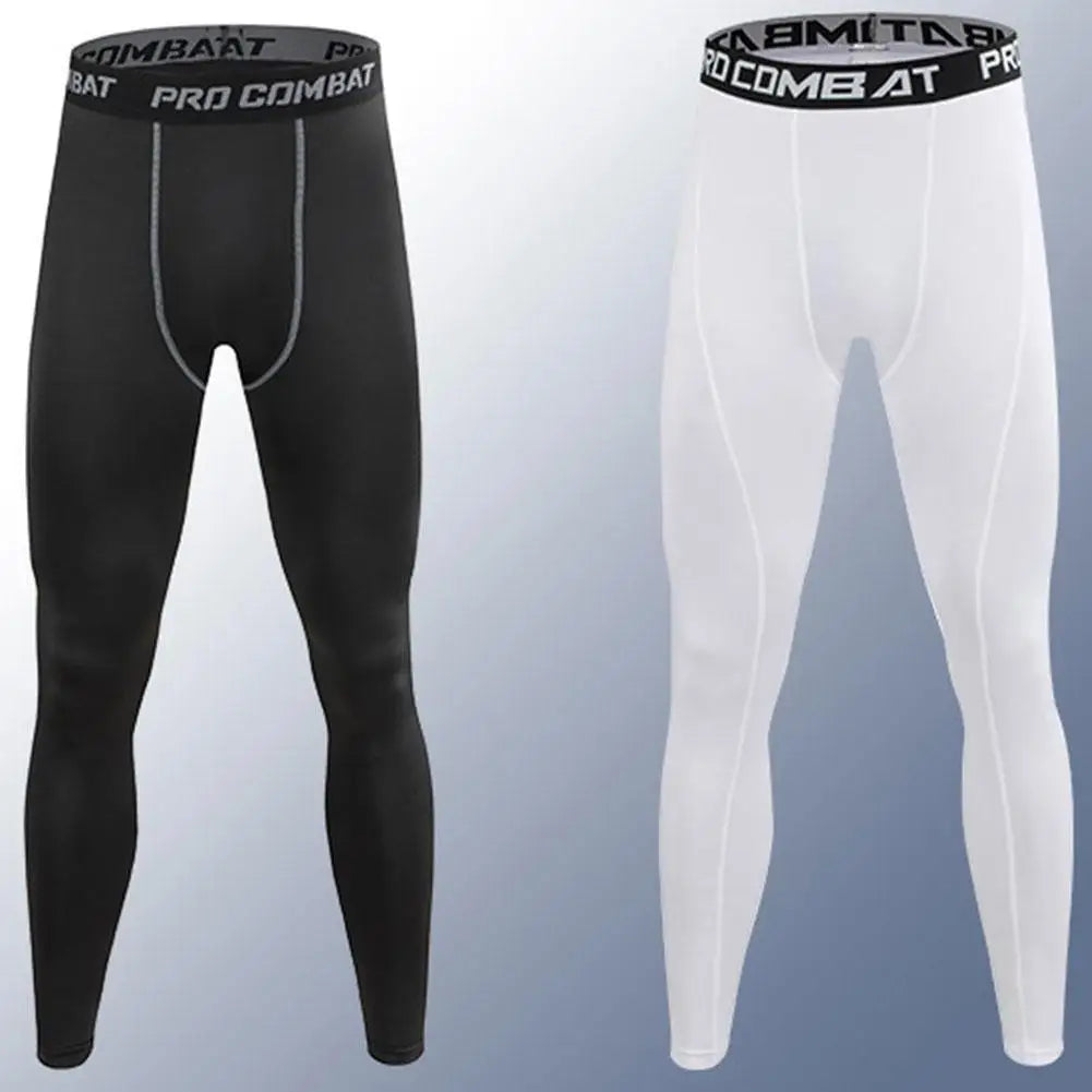 Men Compression Tights Running Sports Male