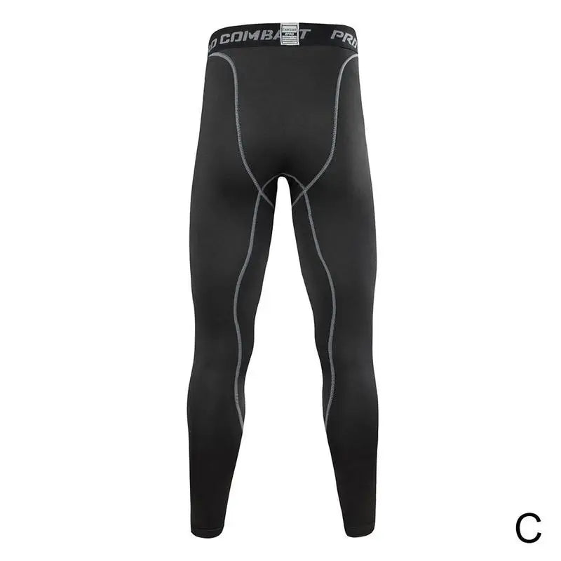 Men Compression Tights Running Sports Male