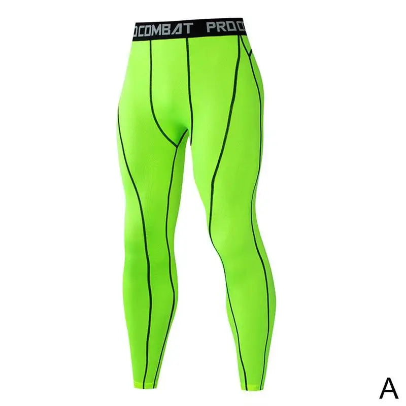 Men Compression Tights Running Sports Male