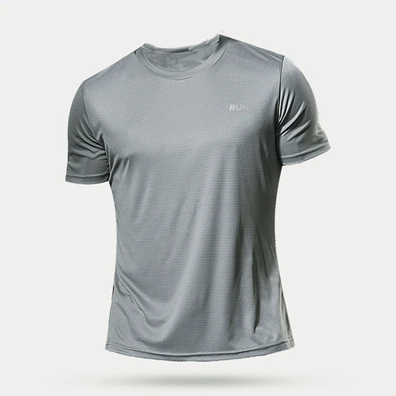 Men Short Sleeve Quick Dry Sports T-Shirt