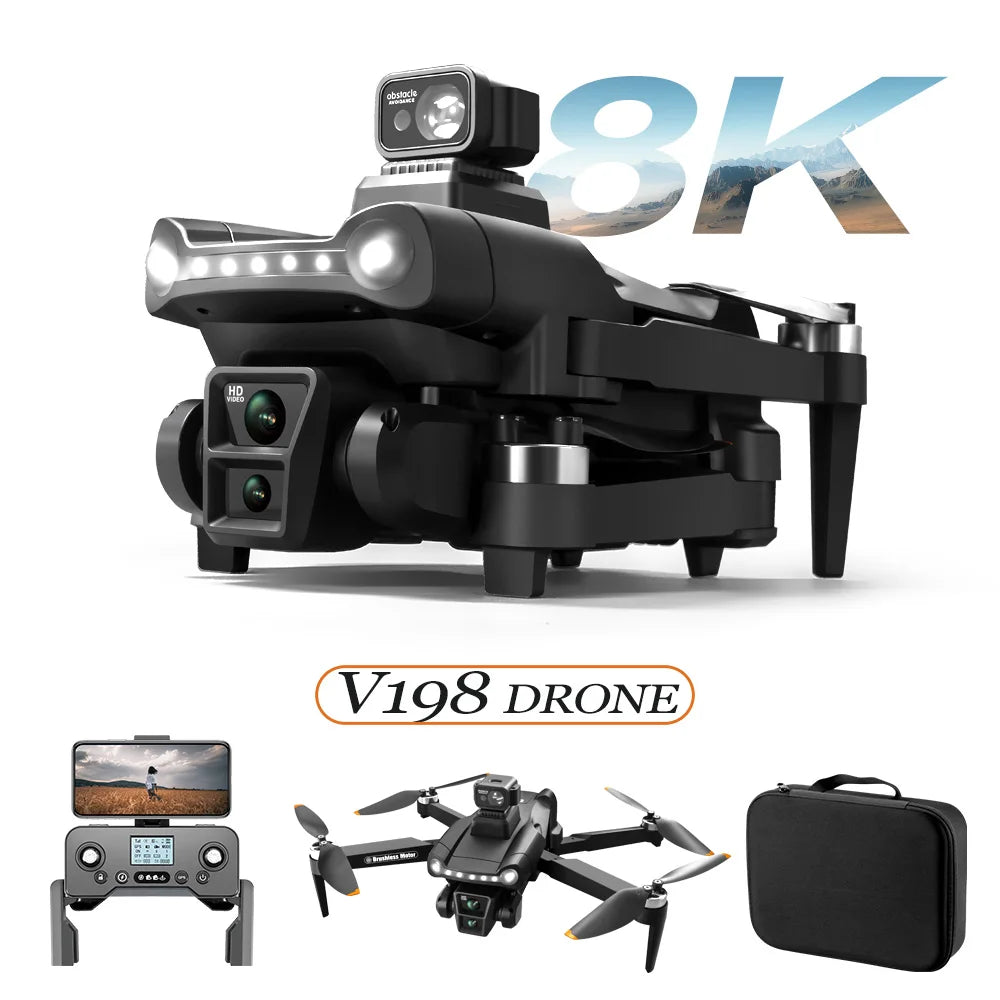 Xiaomi V198GPS Drone ESC 8K Professional HD Camera Brushless