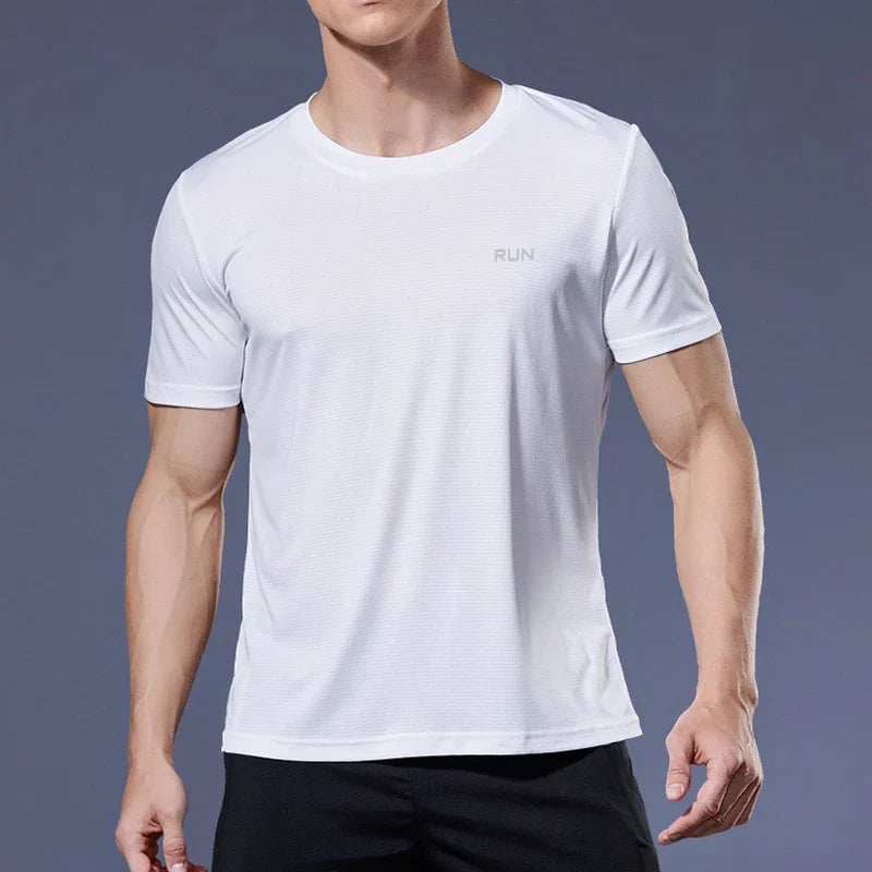 Men Short Sleeve Quick Dry Sports T-Shirt