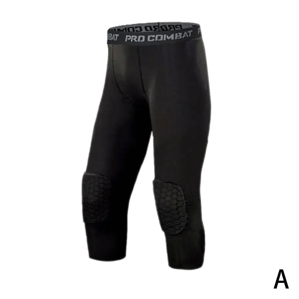 Men Compression Tights Running Sports Male