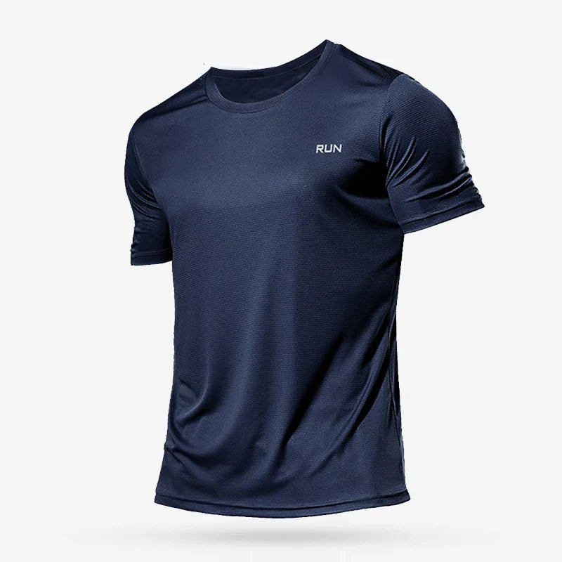 Men Short Sleeve Quick Dry Sports T-Shirt