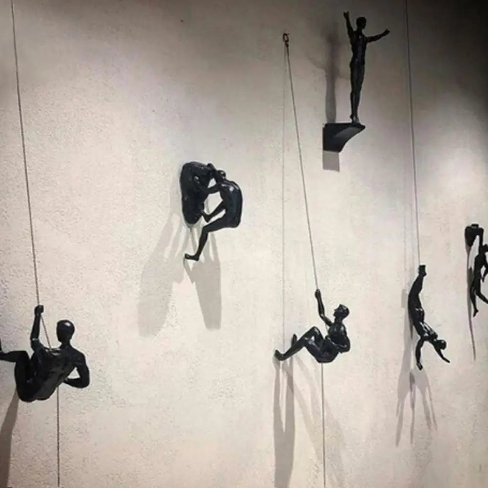 Rock Climbing Man - Feature Wall Decoration