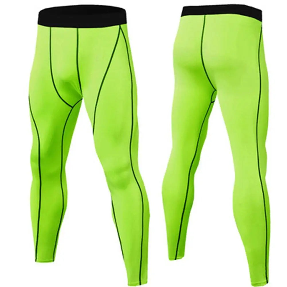 Men Compression Tights Running Sports Male