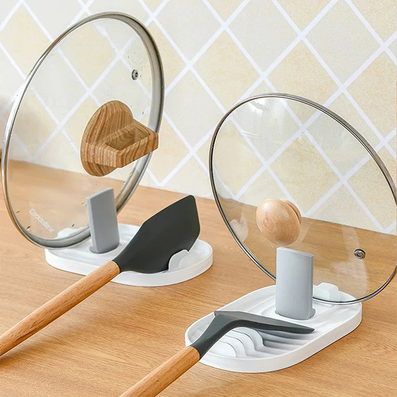 Foldable Nordic Style Lid and Utensil Holder