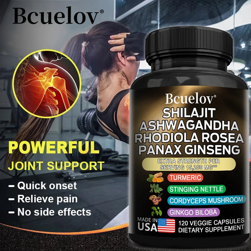 Shilajit Ashwagandha Vitality Boost Capsules